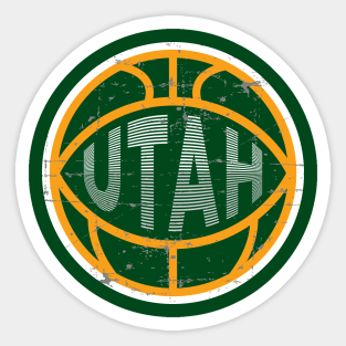 Utah Basketball 2 Sticker